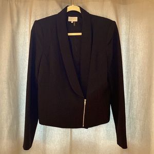 FINAL OFFER - 1.State Cropped Asymmetrical Zip Moto Blazer